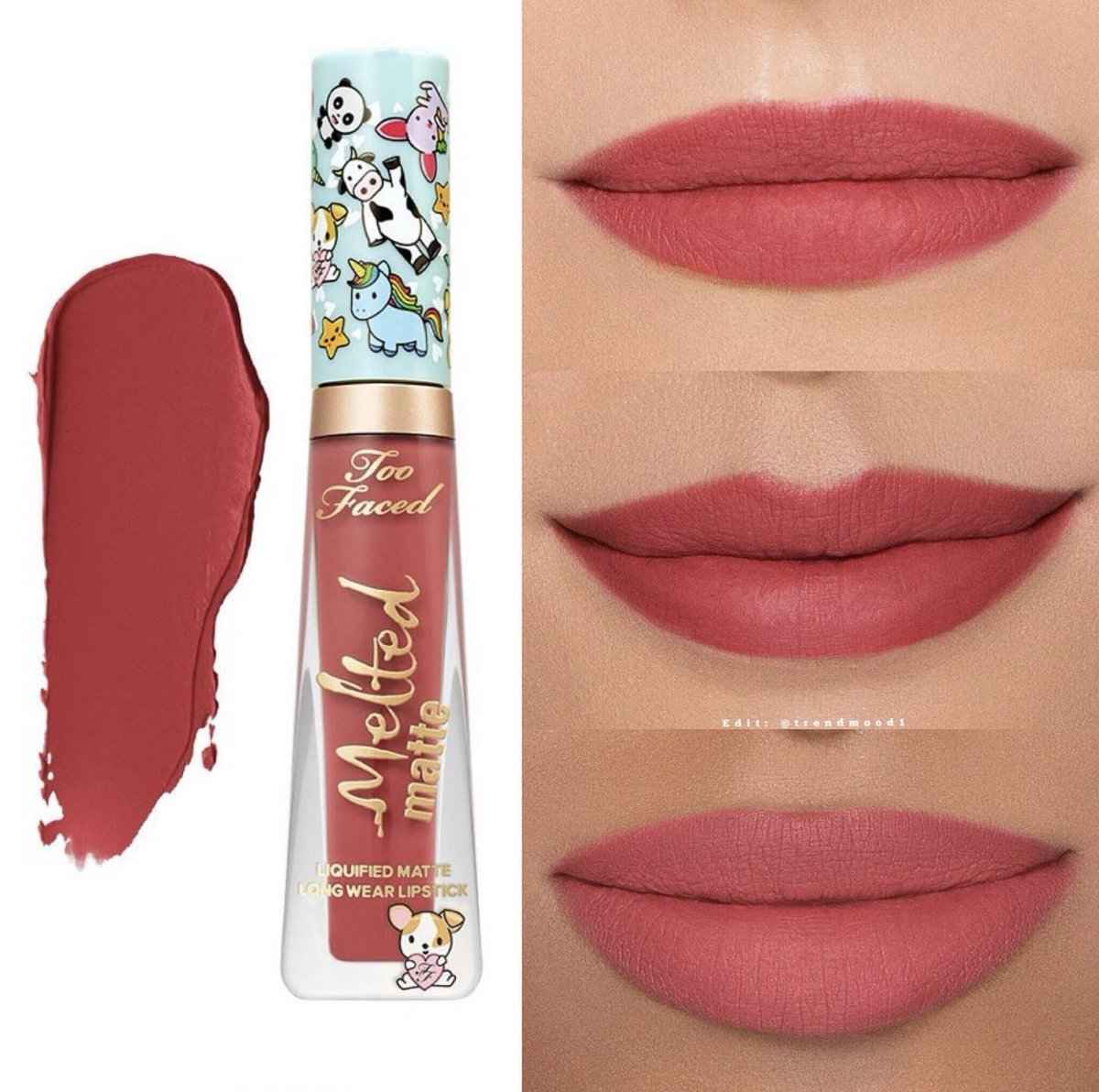 Too faced -MELTED LIPMATTE- Shade: Clove 3 -iii - The Powder Room