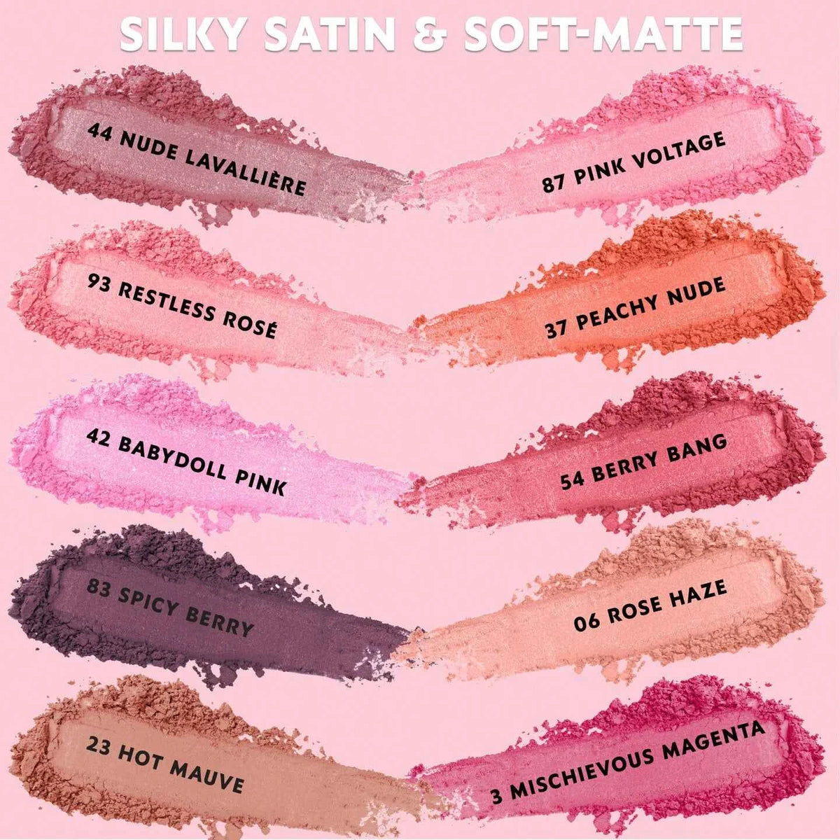YSL Make Me Blush 24H Buildable Powder Blush Babydoll Pink Soft Pink