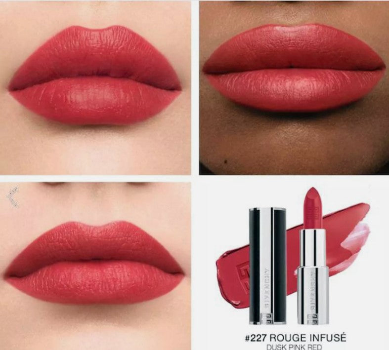 Givenchy Lip Set - Le Rouge Interdit Intense Silk - The Powder Room
