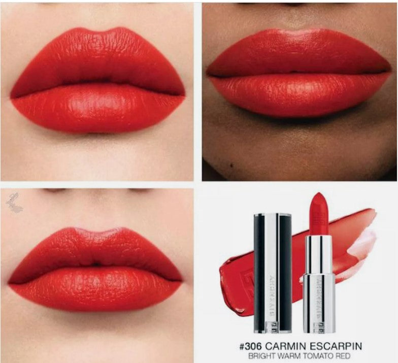 Givenchy Lip Set - Le Rouge Interdit Intense Silk - The Powder Room