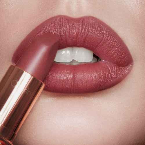 Charlotte Tilbury MATTE REVOLUTION Lipstick - Shade: Pillow Talk Medium No Box Full size - The Powder Room