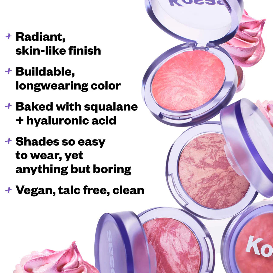 Kosas Blush is Life Baked Dimensional + Brightening Blush - Full Size - The Powder Room