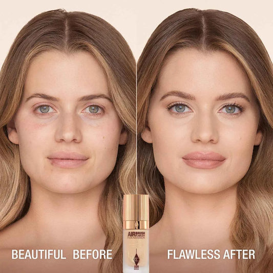 Charlotte Tilbury Airbrush Flawless Blurring & Matte Full Coverage Foundation – 4N