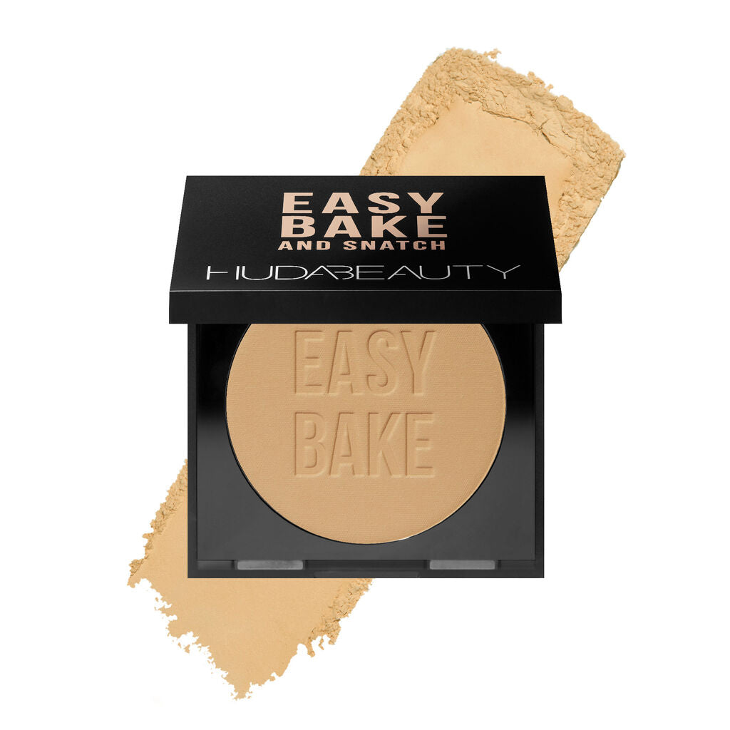 HUDA BEAUTY Easy Bake and Snatch Pressed Talc-Free Brightening and Setting Powder - The Powder Room
