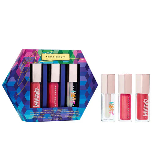 Fenty Beauty Glossy Posse Volume 6.0 Full-Size Gloss Bomb Trio - (No Box) - The Powder Room