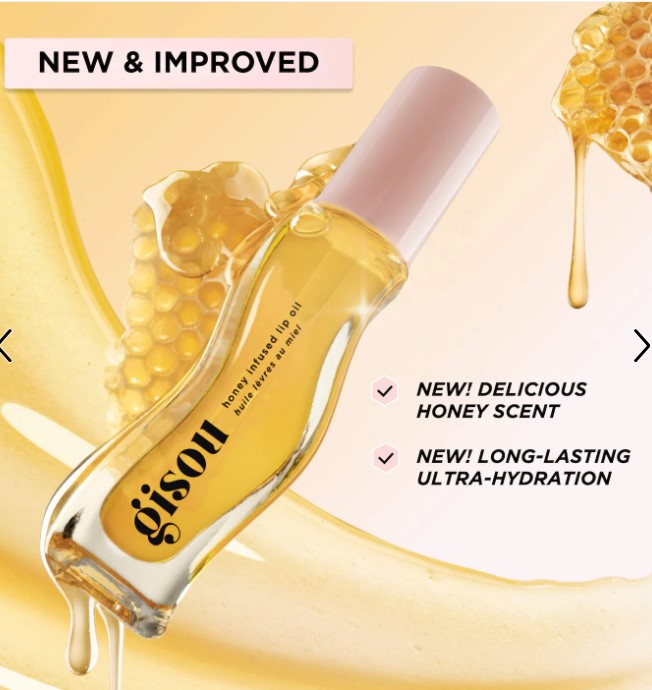 Gisou Honey Infused Lip Oil - Honey Gold - The Powder Room
