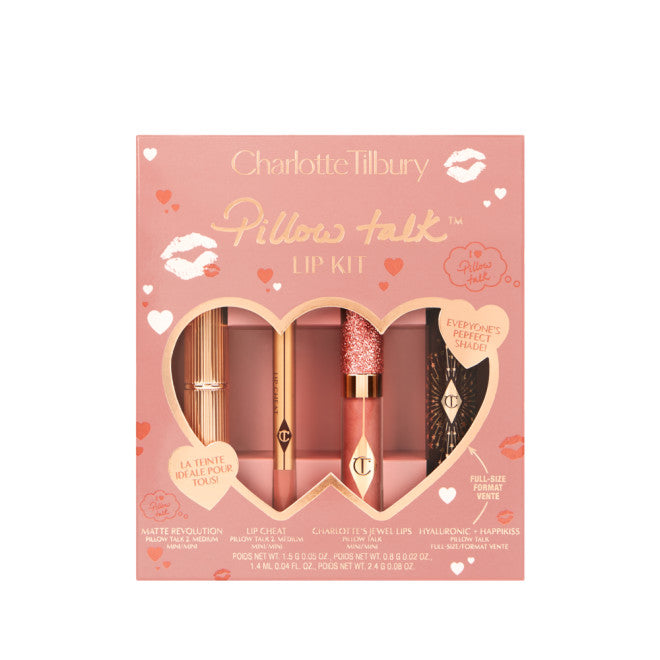 Charlotte Tilbury PILLOW TALK LIP WARDROBE LIMITED EDITION LIP KIT The Powder Room