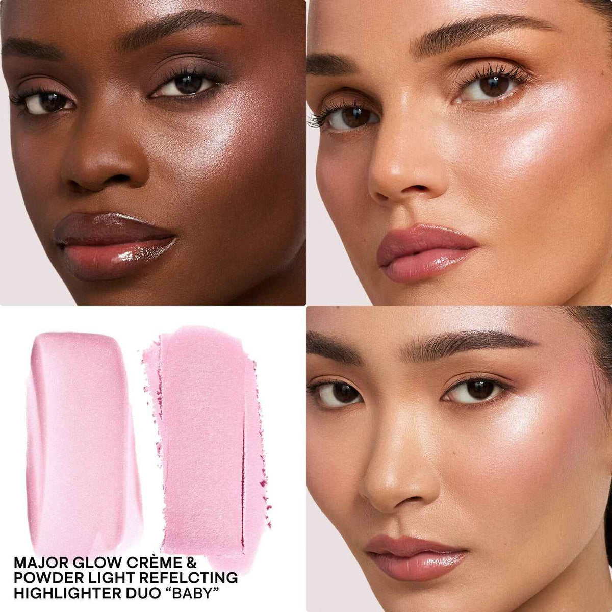 PATRICK TA Major Glow Creme & Powder Light Reflecting Translucent Highlighter Duo - Baby - The Powder Room