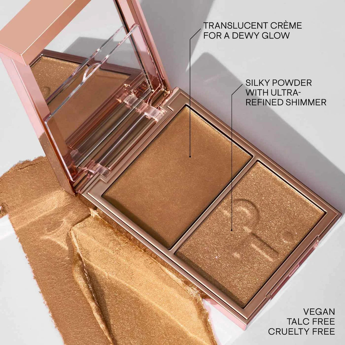 PATRICK TA Major Glow Creme & Powder Light Reflecting Translucent Highlighter Duo - Baby - The Powder Room