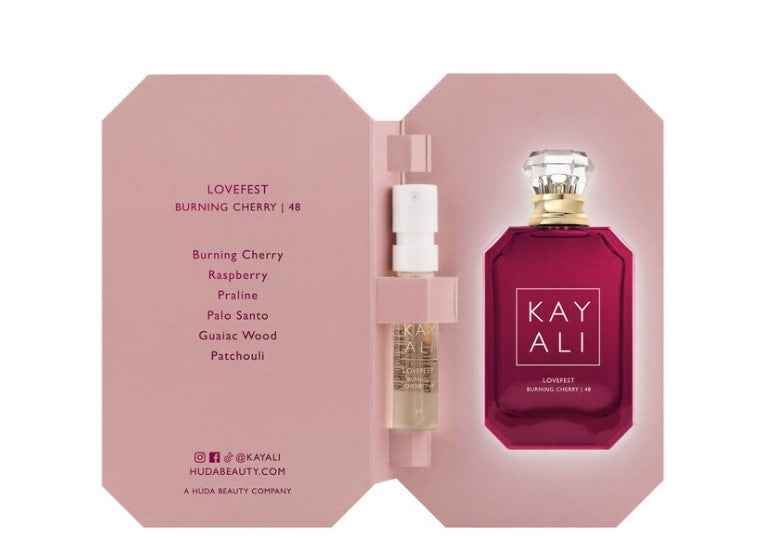 KAYALI Lovefest Burning Cherry | 48 EDP 1.5ml Vial - The Powder Room