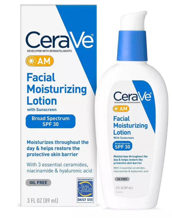 CeraVe AM Moisturizing Lotion - 89 ml - The Powder Room
