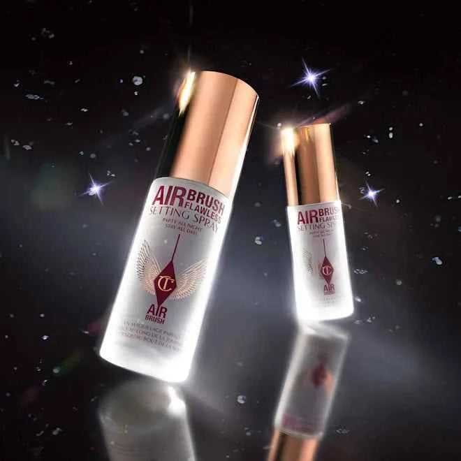 Charlotte Tilbury Airbrush Flawless Mini Setting Spray Kit travel size makeup setting spray