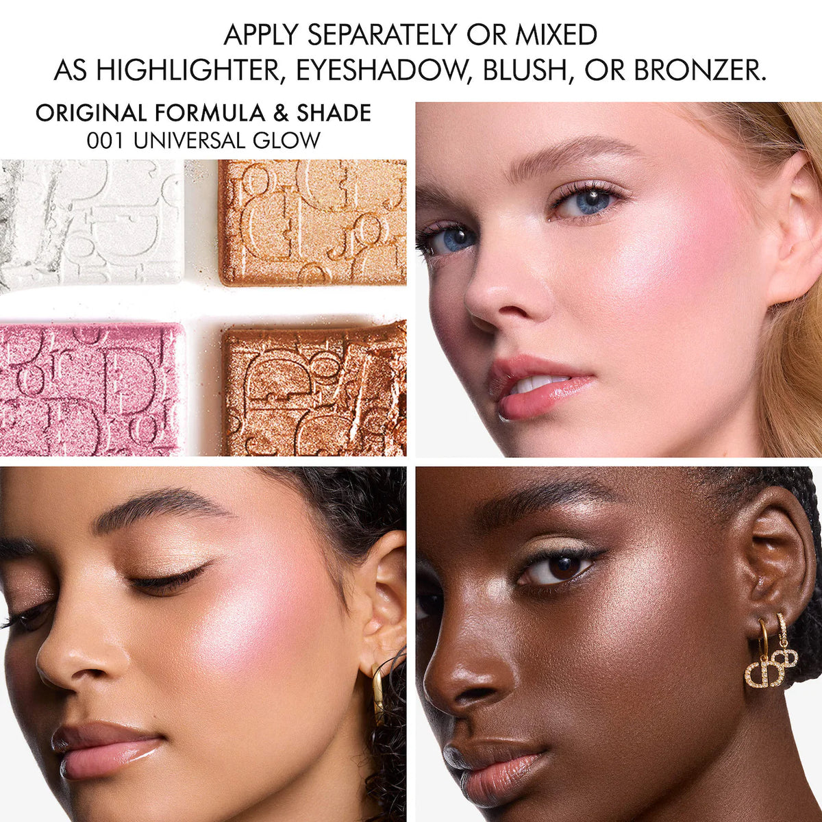 Dior Universal Glow face palette luminous highlighting powders