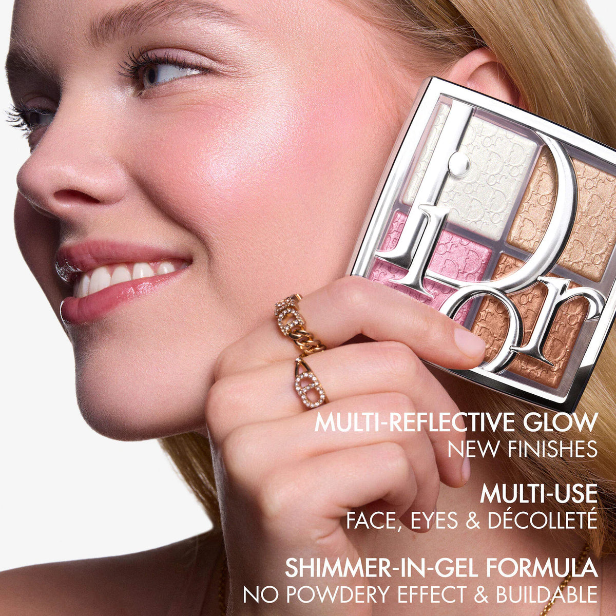 Dior Backstage glow palette luxury makeup highlighter