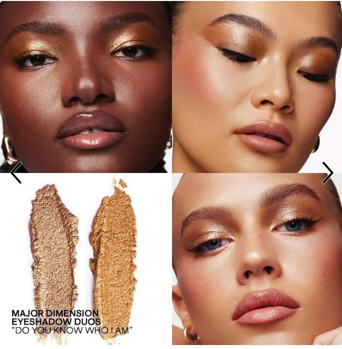 Patrick Ta Major Dimension Eye Illusion Eyeshadow Duo Do You Know Who I Am shimmer eyeshadow swatch