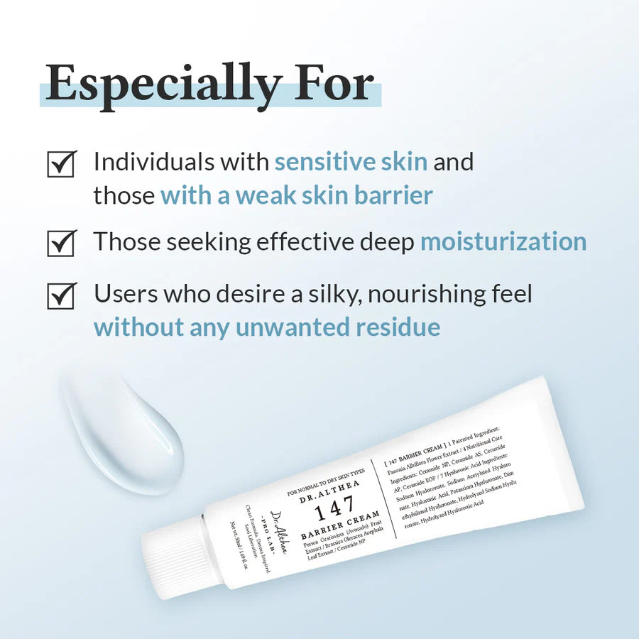 Dr Althea 147 Barrier Cream - 50ml - The Powder Room