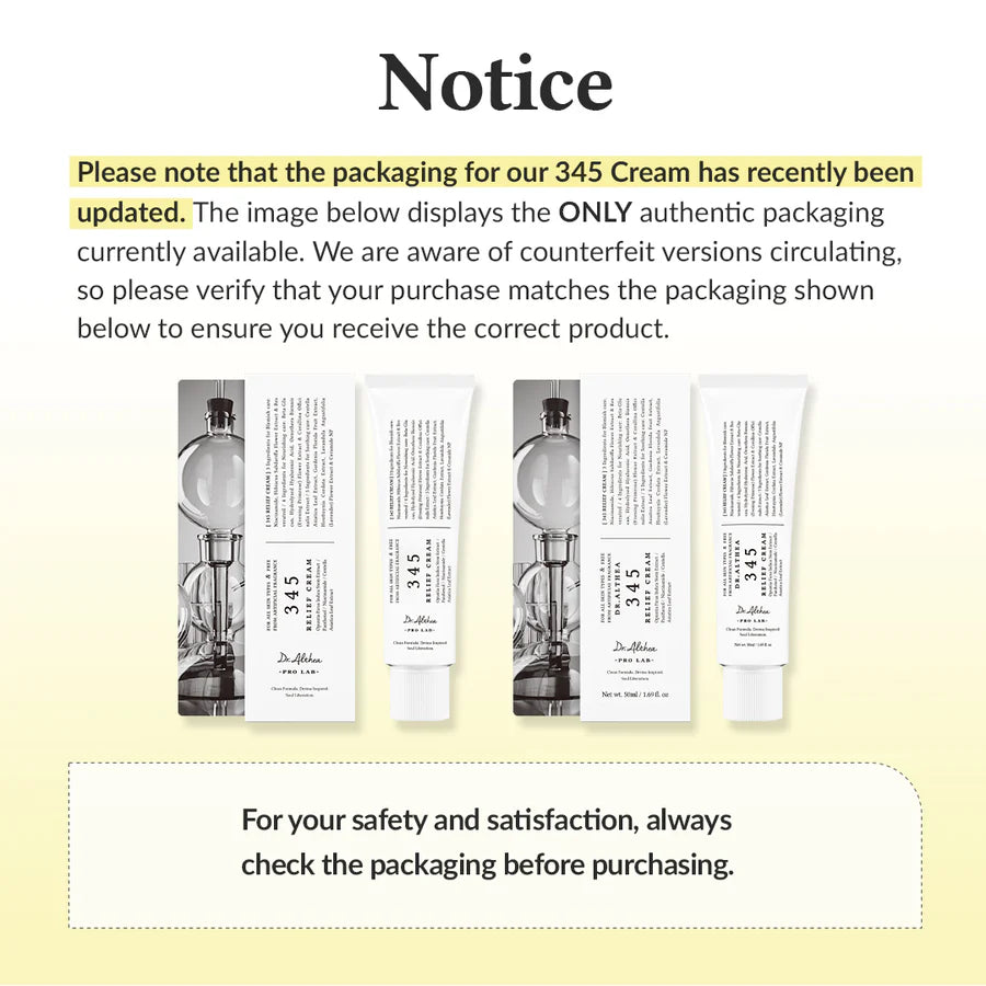 Dr Althea 345 Relief Cream - 50ml - The Powder Room