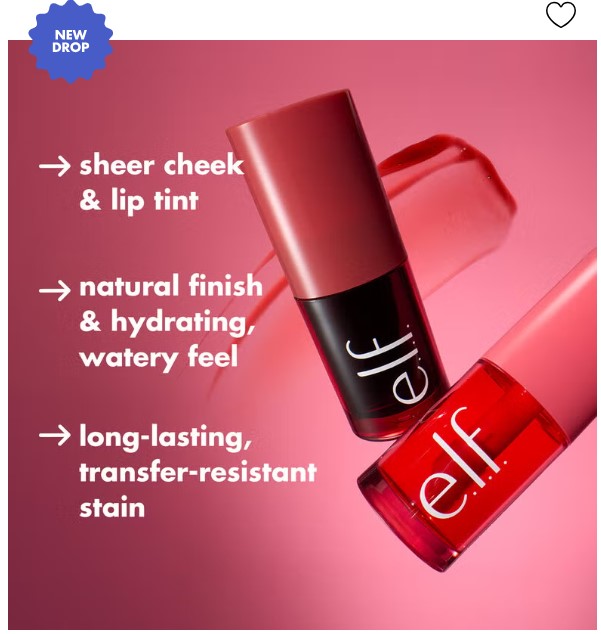 Elf - Sheer For It Blush Tint - Cherry Cola - The Powder Room