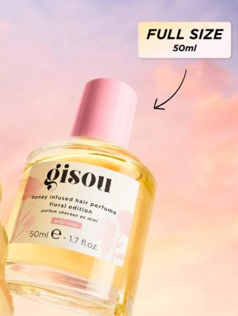 Gisou Wild Rose Honey Infused Hair Perfume - 50ml - The Powder Room
