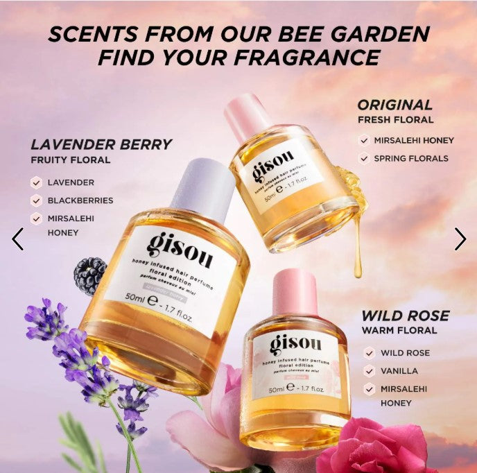 Gisou Wild Rose Honey Infused Hair Perfume - 50ml - The Powder Room
