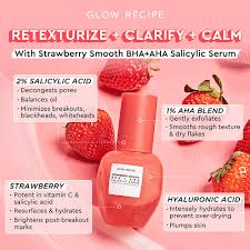 Glow Recipe Strawberry Smooth BHA+AHA Salicylic Serum - 5ml without box - The Powder Room