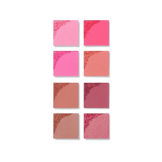 Juvia's Place Blushed and Bronzed Blurring Pro Palette Volume 2 8 shade blush bronzer palette light to tan skin matte shimmer