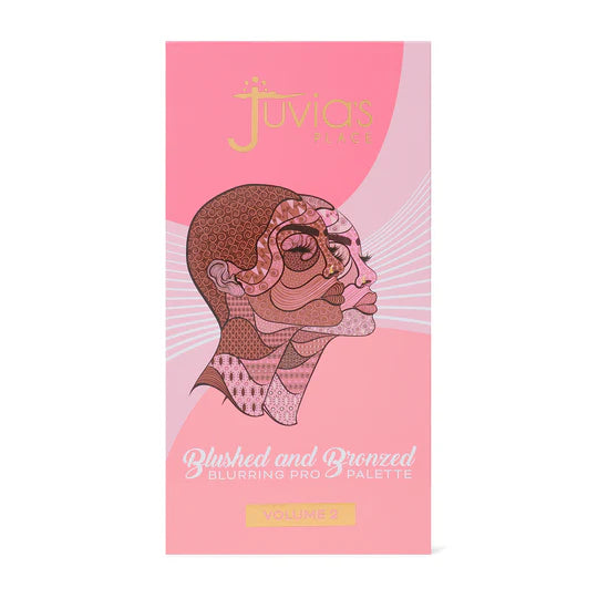 Juvia's Place Blushed and Bronzed Blurring Pro Palette Volume 2 8 shade blush bronzer palette light to tan skin matte shimmer