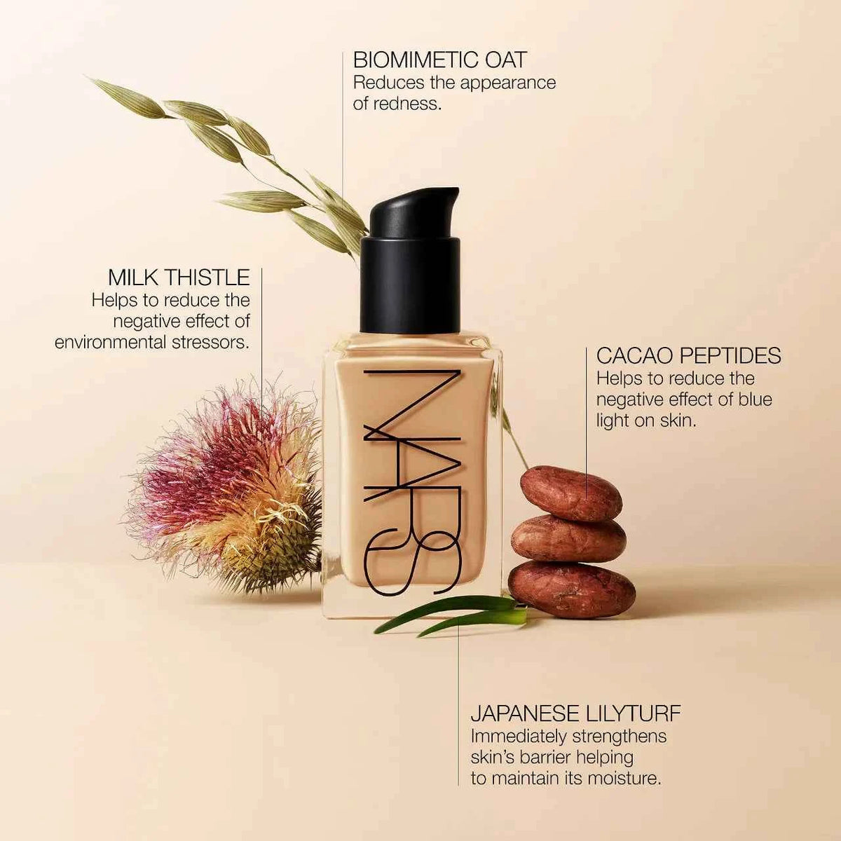 NARS Light Reflecting Advanced Skincare Foundation with radiant natural finish