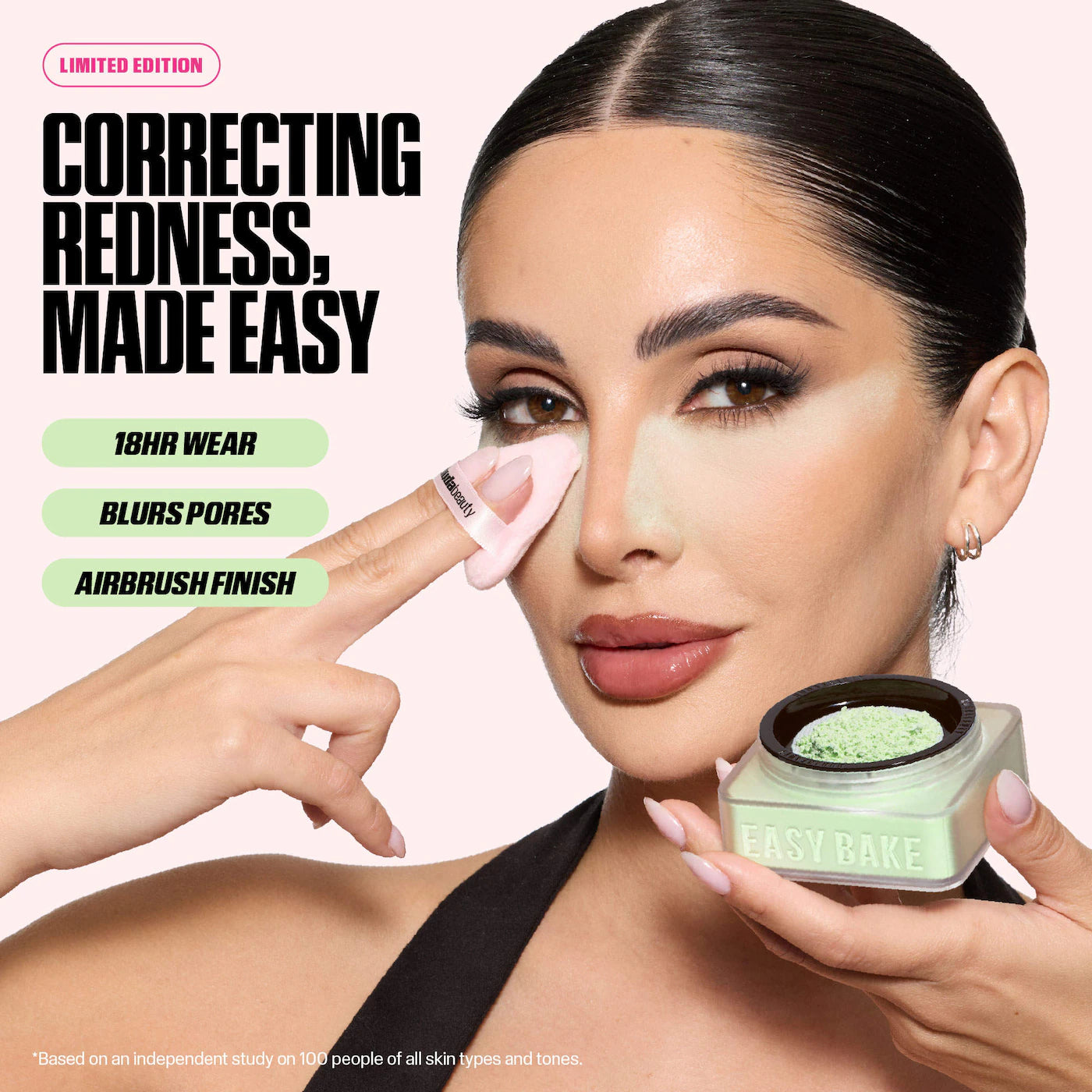 Huda Beauty Easy Bake Blurring Loose Baking & Setting Powder – Matcha Milk Cake