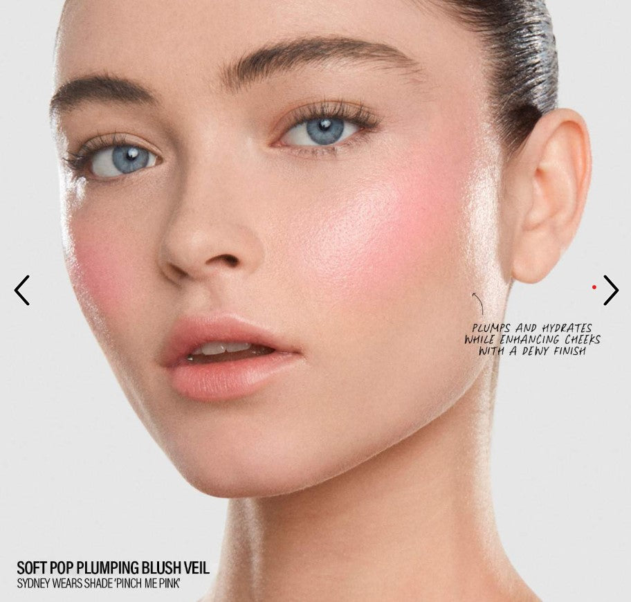 Makeup by Mario Soft Pop Plumping Cream Blush Veil – Pinch Me Pink - The Powder Room