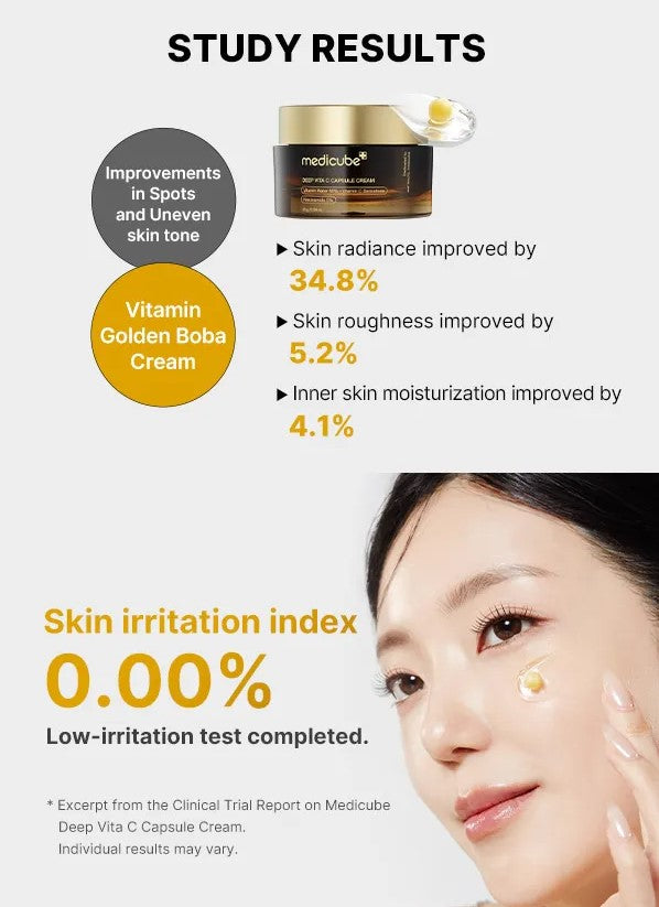 Medicube Deep Vita C Capsule Cream - 55g - The Powder Room