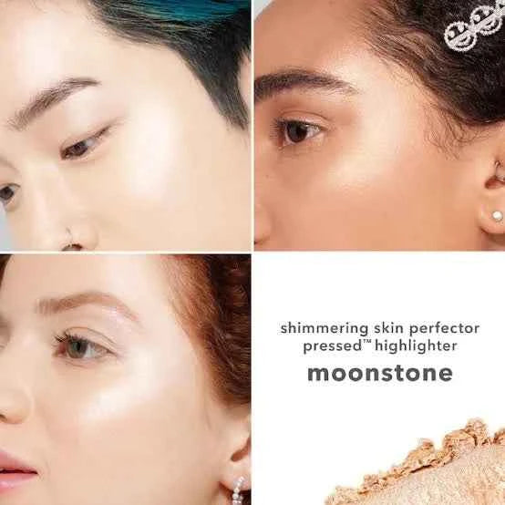 BECCA MINI SHIMMERING SKIN PERFECTOR PRESSED HIGHLIGHTER - Moonstone 2.4gm Without box - The Powder Room