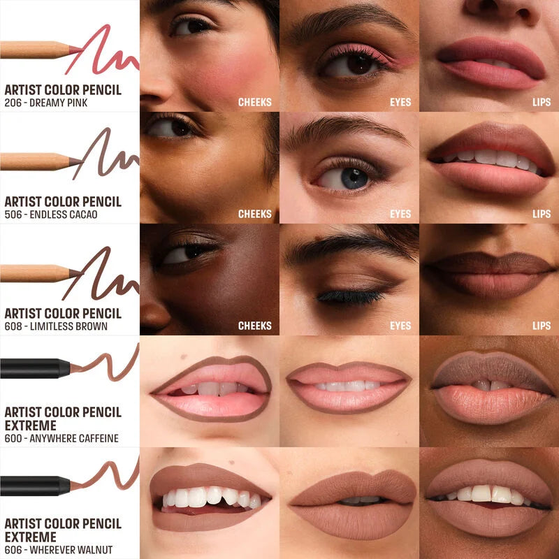 MAKE UP FOR EVER Mini Artist Color Pencil Original and Extreme long-lasting lip liner set in Pakistan