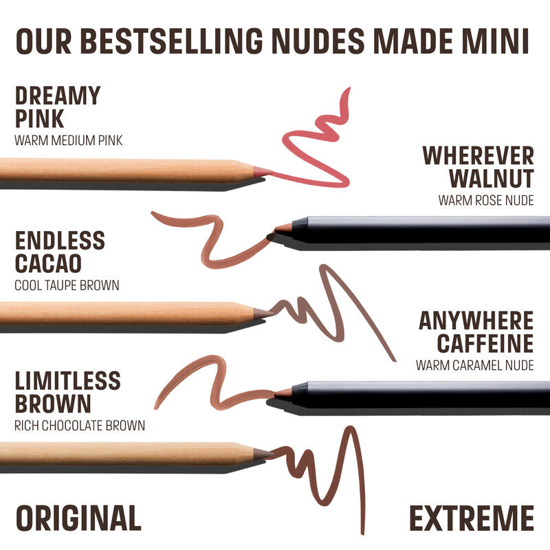 MAKE UP FOR EVER Mini Artist Color Pencil Original & Extreme Long-lasting Lip Liner Set