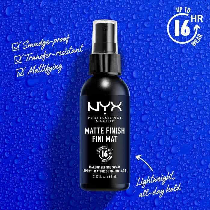Nyx Matte Finish Setting Spray - 60ml Full Size - The Powder Room
