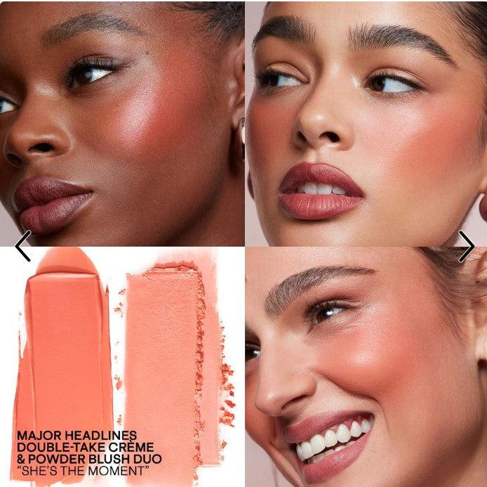 Patrick Ta She Major Headlines Double-Take Crème & Powder Blush Duo - She's the Moment - The Powder Room