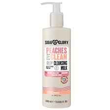 Soap & Glory PEACHES AND CLEAN Deep Cleansing Milk 350ml -NEW PACKAGING