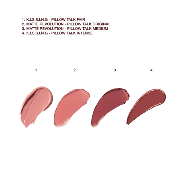 Charlotte Tilbury K.I.S.S.I.N.G Lipstick - Shade: PILLOW TALK INTENSE - The Powder Room