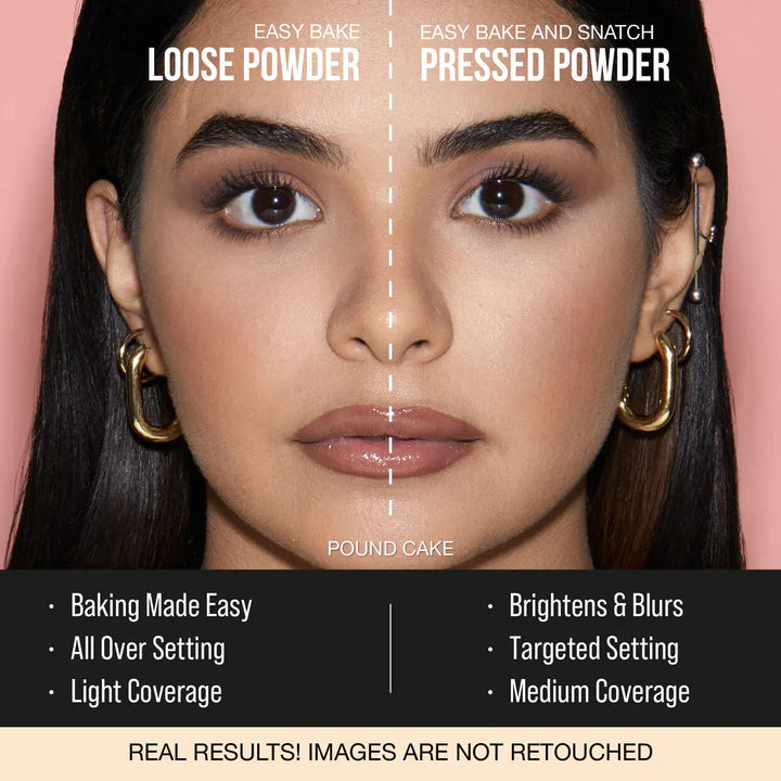 Huda Beauty Easy Bake Loose Baking & Setting Powder - Pound Cake - Travel Size - The Powder Room