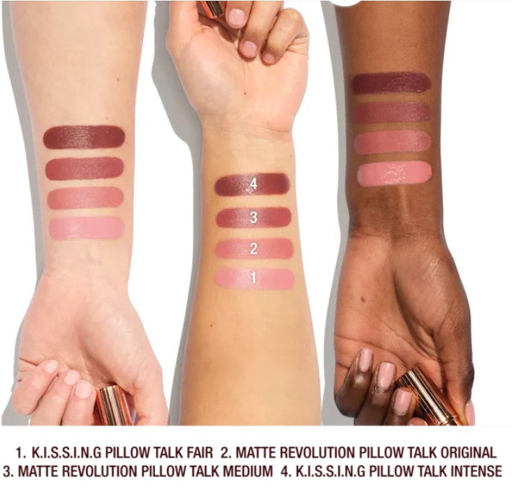 Charlotte Tilbury Mini Pillow Talk Intense Lipstick & Liner Set - The Powder Room