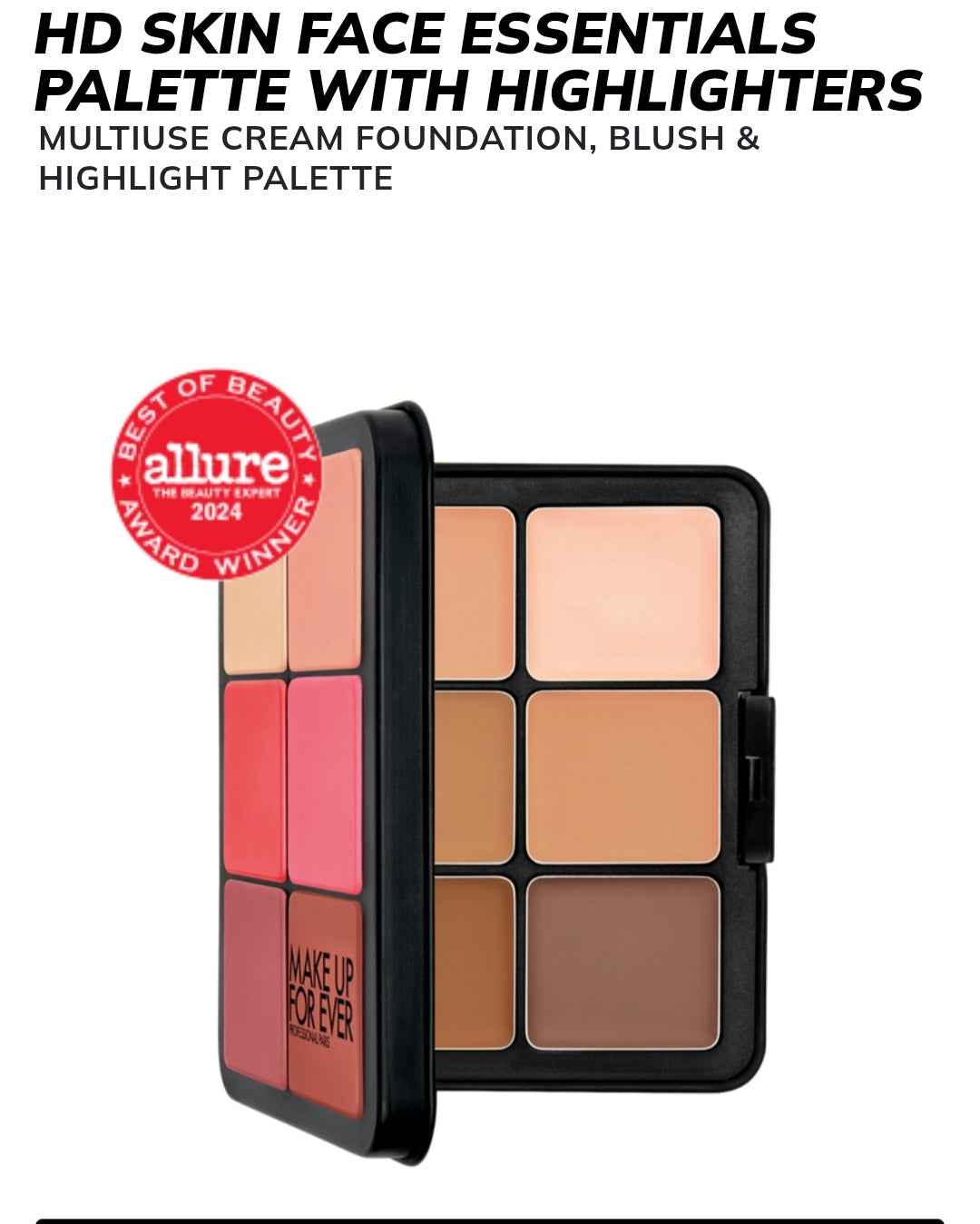 Makeup Forever Skin Face Essential HD Face Cream Palette - The Powder Room