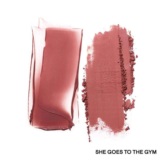PATRICK TA Mini Major Headlines Double-Take Crème & Powder Blush Duo – She Goes To The Gym (Cool Mauve Rose)