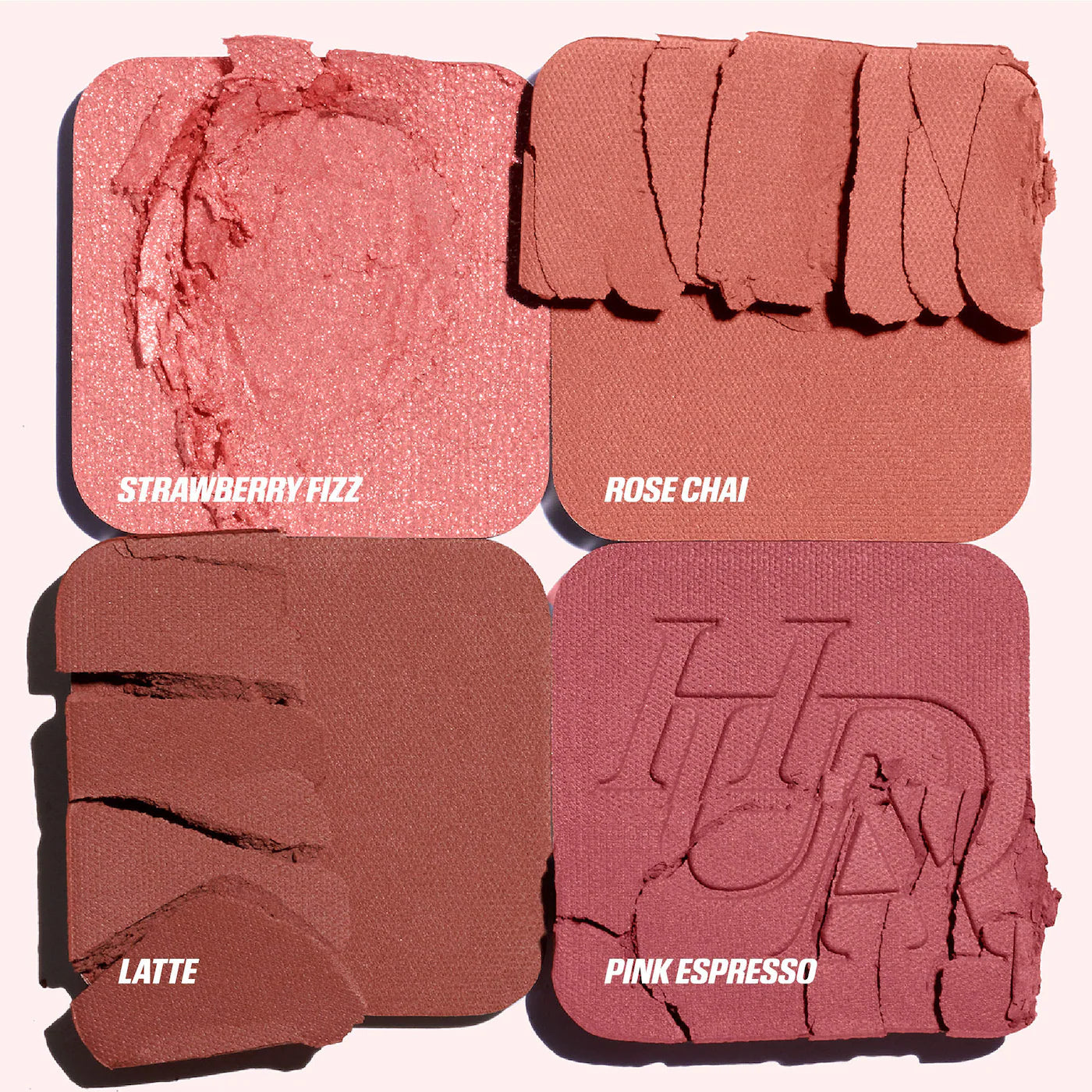 Huda Beauty Blush Filter Blurring Blushlighters Palette Strawberry Latte blush and highlighter palette