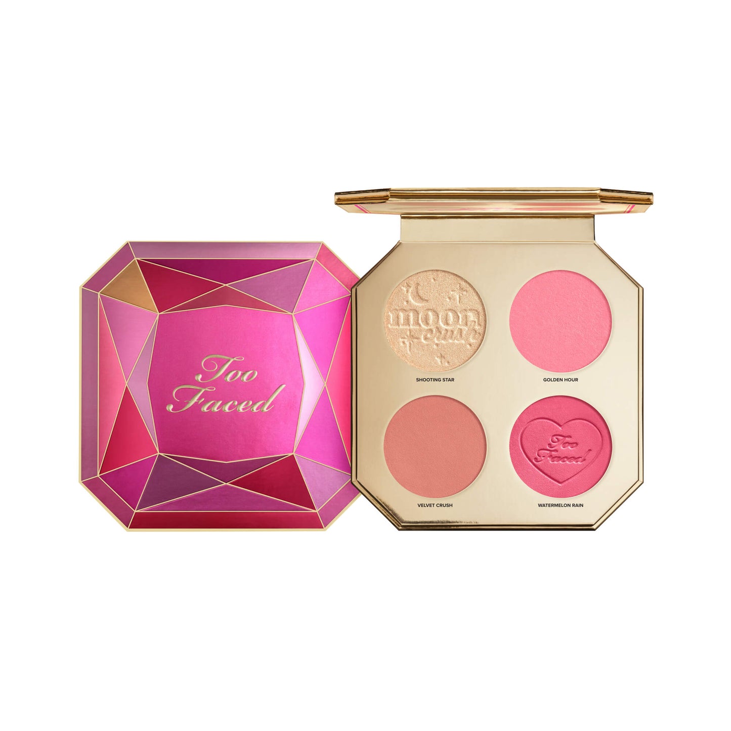 Too Faced Jewel Crush Blush & Highlighter Face Palette - The Powder Room
