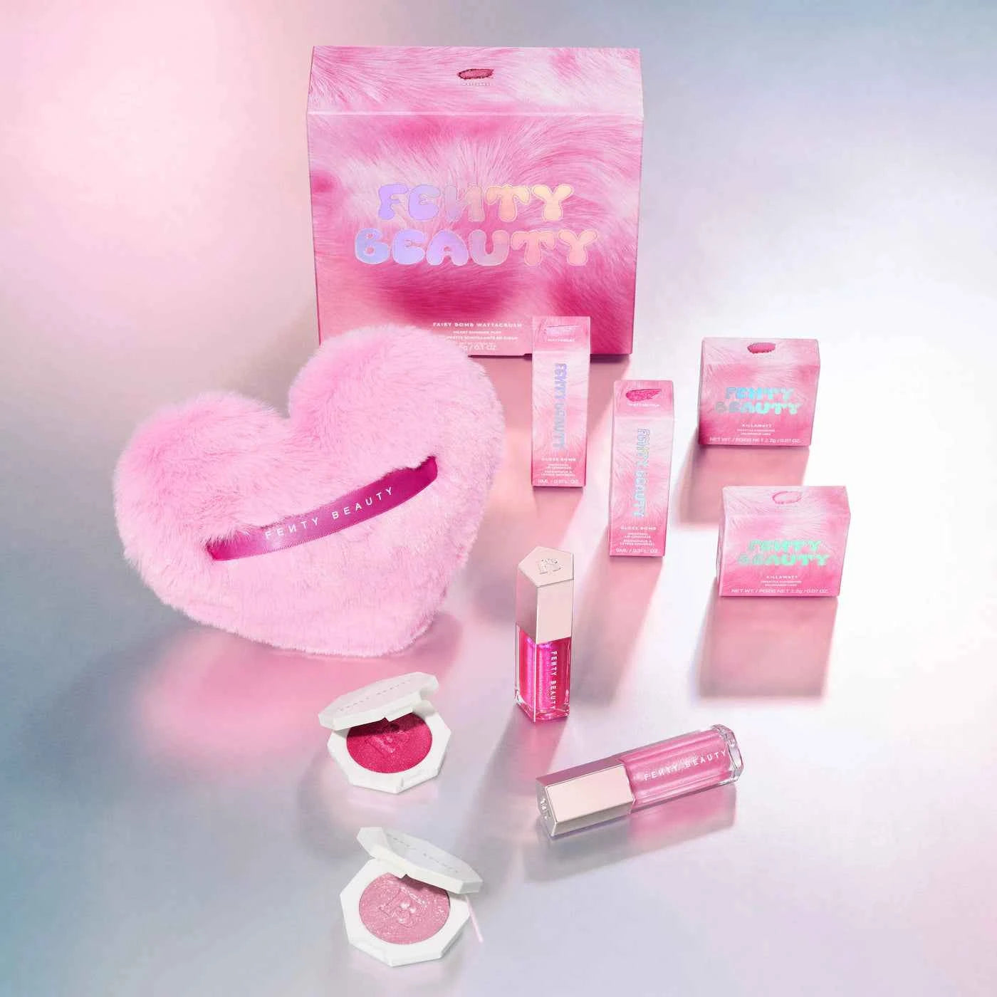 Fenty Beauty by Rihanna Mini Killawatt Freestyle Highlighter – WATTAB!*%# (3D Electric Fuchsia Shimmer) Mini 0.08 oz / 2.2 g