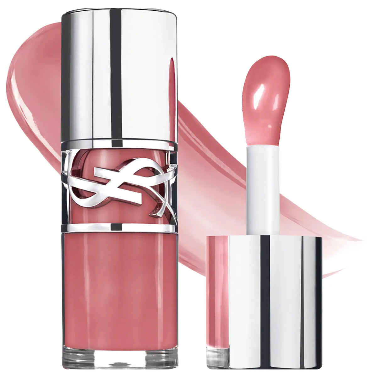 YSL Loveshine Plumping Lip Oil Gloss 44 Nude Lavalliere hydrating lip oil gloss packaging