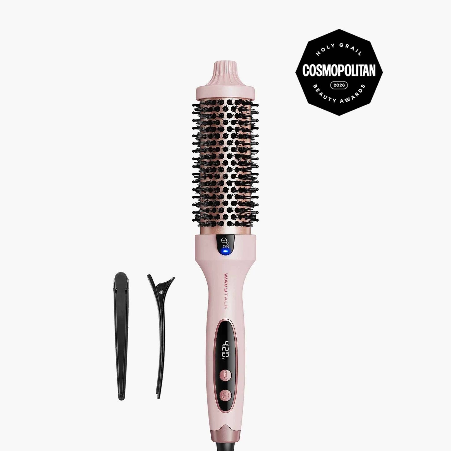 Wavytalk Blowout Boost Ionic Thermal Brush – 1.5 Inches Pink