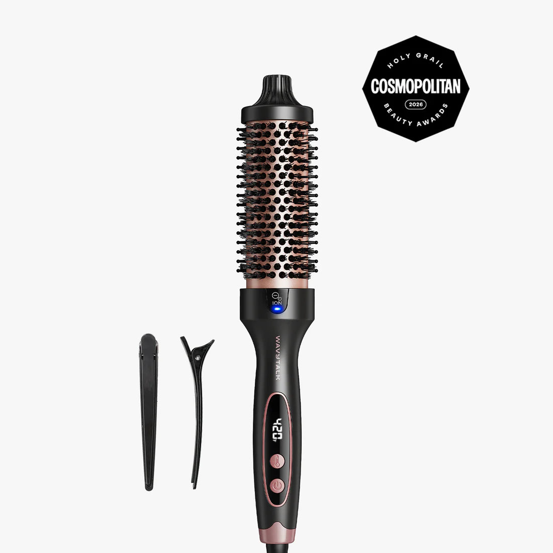 Wavytalk Blowout Boost Ionic Thermal Brush – 1.5 Inches Rosegold