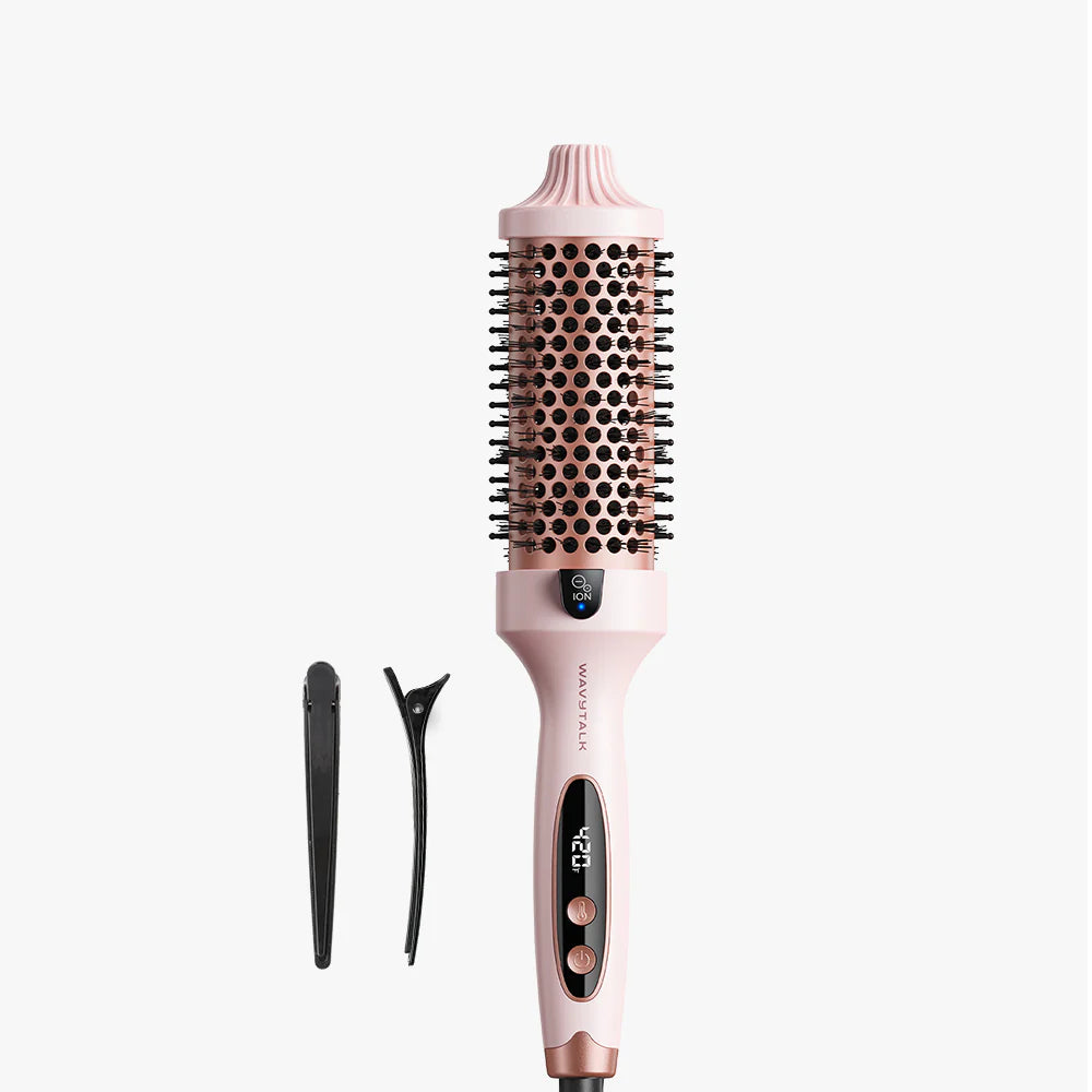 Wavytalk Blowout Boost Grande Ionic Thermal Brush – 1.7 Inch Pink
