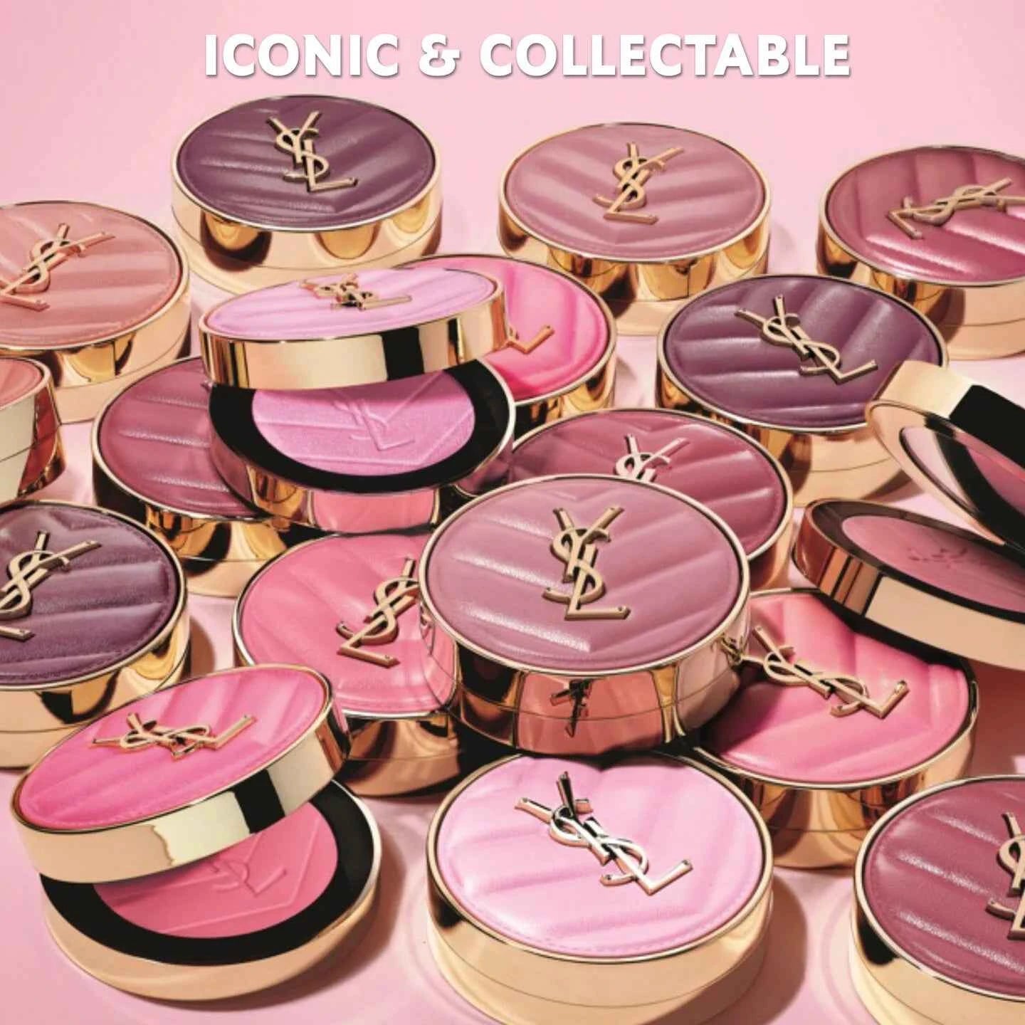 YSL Yves Saint Laurent Make Me Blush 24H Buildable Powder Blush - Shade - 3 Mischievous Magenta - Pop of Bright Pink - The Powder Room